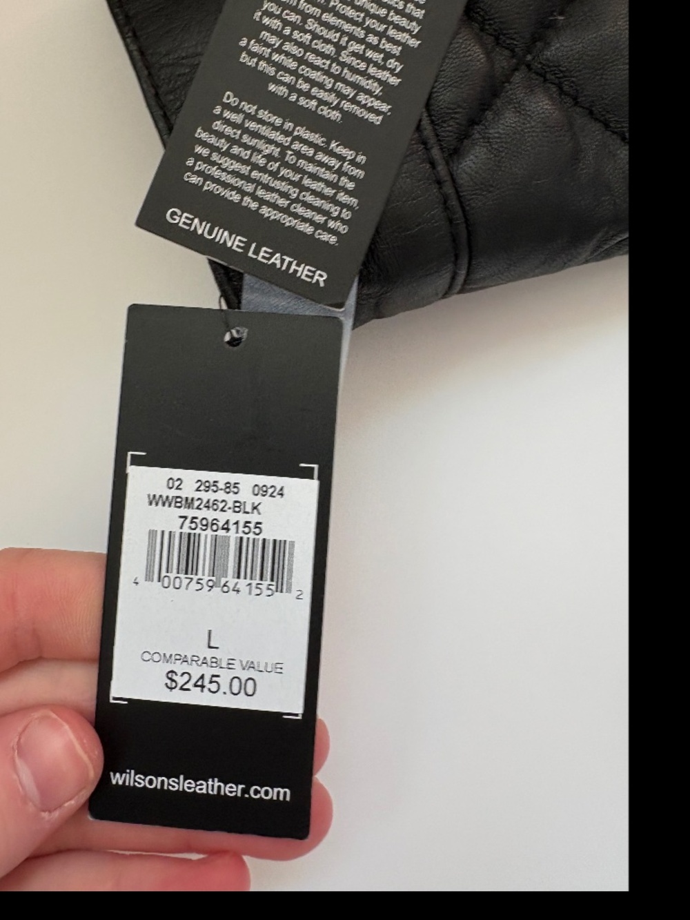 NWT Wilsons Leather Pelle Studio L - Picture 3 of 6